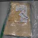 NOONEAST 50 Pack Large Kraft Paper Bread Bags for Homemade Bread Sourdough Bags 14" x 8.3" x 3.5" with Tin Tie Tab Lock Clear Front Window Bakery Bag Packaging Cookie Bag with Label Seal Stickers