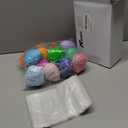 Meooeck 12 Sets 2.75 Inch Happy Easter Christian Day Heart Stress Balls Bulk with God Says Greeting Cards Motivational Stress Relief Balls for Religious Easter Coworker Exchange Gifts (Bright Colors)