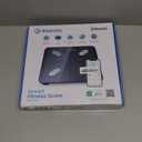 Etekcity Smart Scale for Body Weight, FSA&HSA Eligible, Bathroom Digital Weighing Scale with BMI, Body Fat, Muscle Mass, Accurate Bluetooth Home User Health Equipment Sync Apps, LED, Tempered glass (11 x 11 inches, Black)