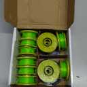 A ANLEOLIFE .080in Twisted Line Spool #AC80RL3 for RYOBI Cordless Auto-Feed String Trimmers 18v 24v and 40,11ft-Long (12 Spools & 2 Cap)