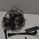 Brightown 58FT Solar String Lights Outdoor with Remote Cable Ties and Hooks, Commercial Grade Patio Lights with 26 LED Shatterproof Bulbs, 3 Light Modes Hanging Light for Backyard Party Decor