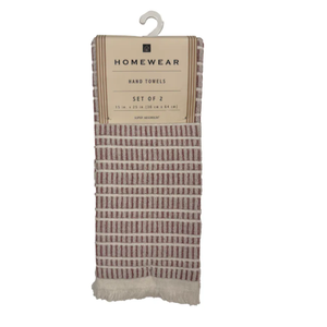 Homewear Hand Towels Set of 2 15" x 25"