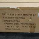 Wood Fireplace Mantel - 54 Inch Rustic Floating Mantel Shelf for Living Room, Wall-Mounted Solid Fireplace Mantle Decor for Bedroom, TV, Books, Natural