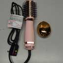 Hair Dryer Brush Blow Dryer Brush in One, 4-in-1 Hair Dryer Brush Blow Dryer with Oval Barrel, Mini Hot Air Brush for All Hair Types(Pink)