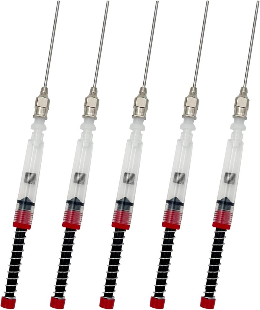 5-Pack Fountain Pen Ink Syringe Fillers  Spring Converter with Removable Blunt Needle Tip for 3.4mm Fountain Pen Converters