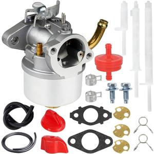 593357 Carburetor Compatible with Briggs and Stratton 795485 12A102 12A113 12A114 12D113 12D114 Ariens 790558 920014 Engine Carb for Craftsman 536.881851 536.881800 536.881950 Snow Thrower Parts