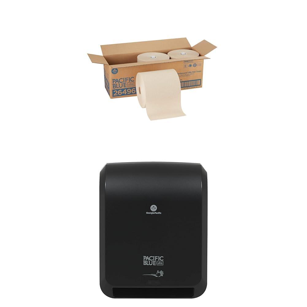 Paper Towels + Automated Paper Towel Dispenser