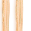 Navona 2 PCS Bamboo Toothbrushes Pack, BPA Free Medium Soft Bristles Toothbrushes for Adults, Eco-Friendly Natural Wooden Toothbrush Bulk, Box of Two Reusable Travel Toothbrush