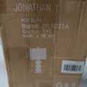 JONATHAN Y February 21" Stacked Sphere Table Lamp, White/Brass Gold