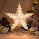 Visit the Store, CIMAXIC
CIMAXIC
Visit the Store
Tree Topper Light Led Star Ornament Outdoor Christmas Tree Decor Warm White for Home Office