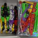 4-Pack T13 Action Figure Set,7 Inch Multi-Colored Titan 13 Robot, Dummy 13, 3D Printed Lucky 13 Robo for Collectors Desktop Decorations (Assembly Completed)