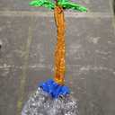 2 Pack Inflatable Palm Trees Jumbo Coconut Trees Beach Backdrop Favor for Summer Beach Hawaiian Tropical Birthday Backyard Pool Luau Party Decoration Photo Booth Prop Accessory, 6ft