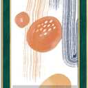 Suede 10x20 Frame - Single Frame, Christmas Elegant Green 10 x 20 Poster Frame, 10x20 Picture Frame for Artwork Puzzles Photos and Movie Posters
