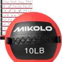 Mikolo Medicine Ball, Wall Ball,Soft Medicine Ball Set,Slam Ball for Core Training, Strength Workouts -Multi-Weight 10lbs 20lbs Exercise Balls for Home Gym, Functional Fitness (10LB)