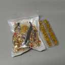 Anezus 1200PCS Jump Rings for Jewelry Making Kit, Gold, Jewelry Making Supplies and Necklace Repair, Modern Style, Small Size, Not Foldable