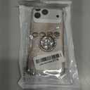 Ephoou for Apple iPhone 17 Pro Liquid Case for Women Girl, Glitter Cute Liquid Bling Sparkle Heart Floating Soft TPU Shockproof Cover with Diamond Ring Kickstand for iPhone 17 Pro LSZ-Colorful