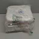 Cube Storage Bins, 6 Pack 11x11 inch with Cotton Handles for Closet, Shelves, Clothes, Towel (White/Pink)