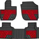 Floor Mats for Honda HR-V 2016-2022 Black & Red
Fits LX / EX / EX-L / Sport / Touring, FWD & AWD, Rubber All Weather Custom Fit HR-V Floor Liner Accessories, 1st & 2nd Row
