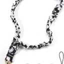 Zugzwang Stretchy Scrunchie Lanyard for ID Badges & Keys - Teacher Lanyard, Cute Elastic Necklace for Women, Nurses