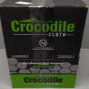 Crocodile Cloth Original Cleaning Wipes, 600 Count (6 Packs of 100)  Heavy-Duty 15 x 10 Multi-Surface Shop Wipes, Water-Based, Safe on Skin, Cuts Grease, Grime & Dirt