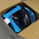 Sunlite Sports 45 Snow Sled Foldable or Foam Style Toboggan for Kids & Adults, Reinforced Bottom, Durable Stitching & Ergonomic Handles Lightweight & Portable Winter Sled, Arctic Breeze 45" Foldable Sled