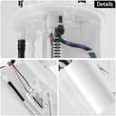 WayJun 77020-06282 Electric Fuel Pump Assembly with Sending Unit Compatible with 2013-2018 Toyota Avalon L4 2.5L, 2012-2017 Toyota Camry, L4 2.5L, 2012-2018 Lexus ES350 V6 3.5L