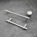 Alzassbg 6 Pack Brushed Satin Nickel Cabinet Pulls, 5 Inch(128mm) Hole Centers Kitchen Cabinet Handles for Cabinets and Drawers AL3104SN