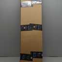 Shower Door Bottom Seal, 2-Pack PVC Strips with Sweep 36" Long, for 5/16"(8mm) Thick Framless Glass Door, to Stop Water Leakage