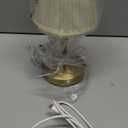 5W Mini Cordless Lamp Gold,3000 mah Small Battery Operated Lamp,Vintage Small Table Lamps,3 Level Dimmable Rechargeable Lamps,Decorative Dining Table Light,Mini Lamps for Kitchen,Nightstand,Bedroom (Pale Gold-9.8 inch-1pack)