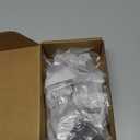 10 Pack 1-1/5Inch(30mm) Matte Black Cabinet Knobs for Dresser Kitchen Knob Drawers Pulls Black Hardware for Cabinets Cupboard Bathroom