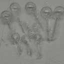 10 Pcs Clear Plant Watering Globes,Plastic Self-Watering Bulbs,Flower Automatic Watering Device,Garden Waterer for Plant Indoor Outdoor (5 Large+5 Small)