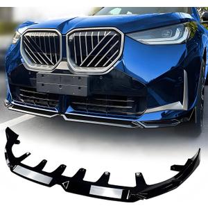 STSEV01 Front Bumper Lip Splitter Spoiler Fit for BMW X3 G45 2025 2026 M50 (M Sport Only), 4pcs Air Dam Chin Body Kit Underbody Lip Accessories Gloss Black
