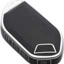 Key Fob Cover Fit for Kia Telluride Sorento 2023 2024 2025 K5 GT Sorento EV5 Smart Key (Silver and Black)