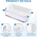 UPGRADED DA97-13805B Refrigerator Door Bin Compatible with Samsung Refrigerator Door Shelf Parts, Right Samsung Fridge Door Shelves RF28HFEDBSR RF28HFEDTSR RF28HFEDTBC RF28HFEDBWW RF28HFEDBBC Door Bin