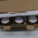 UME 3 Pack Cordless Table Lamp, Battery Operated Lamp - Portable Waterproof Rechargeable Table Lamp w/ 3 Color Temps & Stepless Dimming for Dinner, Desk, Cafe, Outdoor (Brushed Gold)