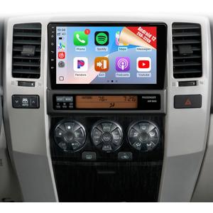 Naifay 8Core Android Car Stereo for Toyota 4Runner 2003-2009 Radio Upgraded(Fit J.B.L Version), 9inch IPS Touch Screen for 4Runner with CarPlay/Android Auto/Bluetooth/GPS/WiFi/SWC/Camera+Canbus