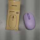 TECKNET Wireless Mouse, 2.4G Quiet Computer Mouse with USB Receiver, 4 Buttons Portable Cordless Mice for Chromebook, Laptop, PC, Mac, 800/1200/1600 DPI  Purple