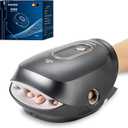 SENAINS Cordless Hand Massager with Heat and Compression,Soothing Stretching & Kneading,Wrist,Palm & Finger Massage,3 Modes & 3 Intensities,Gifts for Women Men Relaxation at Office,Gray