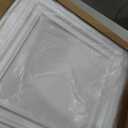 Art3d PVC Ceiling Tiles, 2'x2' Plastic Sheet in White (12-Pack), 24"x24"