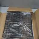 Fruit Basket, Stackable Wall Mounted Fruit Baskets, Potato Baskets Onion Storage for Kitchen, Hanging Wire Basket with Wood Lid, 2-Tier Vegetable Organizer Kitchen Countertop Organization (Large x1+ Extra Large x1, Brown)