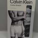 Calvin Klein Men's Cotton Stretch 5-Pack Boxer Brief, 2 Black, 2 White, 1 Grey Heather, Small