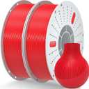 PINBALL PETG 3D Printer Filament 1.75mm High Precision Durable Moisture-Proof Strong Filament Mith Better Flow Dimensional Accuracy +/- 0.02mm Suitable for Most FDM 3D Printers 2 Kilograms Red