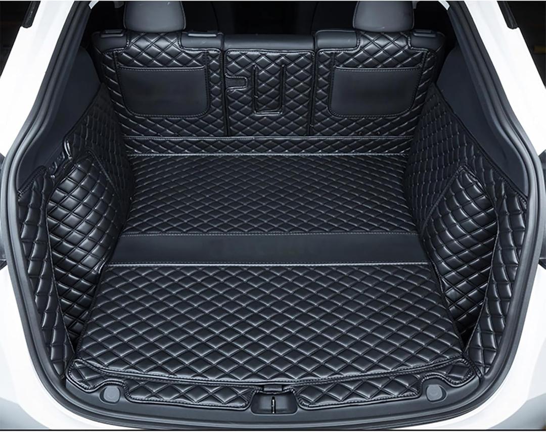 Compatible with Tesla Model Y 2020-2025 5 Seat Trunk Mat Cargo Mat Dog Cover Mat Car Trunk Liner Full Coverage Protection