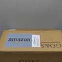 GOSO Set of 2 Small Gray Rectangular Lamp Shades 6.7" x12.6" x8" (Spider) Modern Lampshade for Table Lamps -Natural Bamboo Faux Silk Lamp Shade Lampshades Replacement Rustic-Square