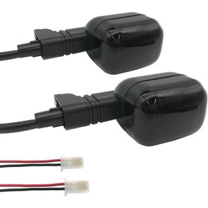 2Pcs Rear Motorcycle turn signals Winker Indicators light for Yamaha BWS 50 100 125 ZUMA/50F/50 FX ZUMA 125 (Smoke)