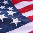 American Flag 3x5 FT for Outside Premium Heavy-Duty 420D Polyester US Flag for High Wind Outdoor Long Lasting - Brass Grommets, Embroidered Stars & Sewn Stripes, Fray & Fade Resistant, Tear Resistant