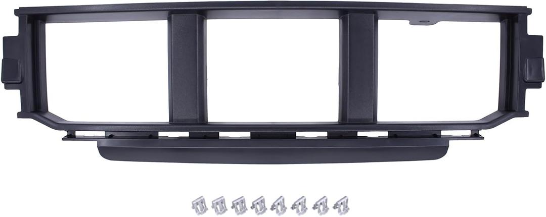 MOTOKU Front Lower Center Bumper Grille Cover Trim Panel Insert for Ford F-150 2021 2022 2023 Accessories