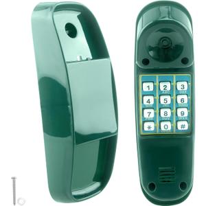 Swingset Phone Toys Playground Treehouse Phone Pretend Telephone Toy with Numeric Key for Kids Outdoor Playground Treehouse Jungle Gym Accessories (Green)