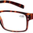 NORPERWIS Reading Glasses 5 Pairs Quality Readers Spring Hinge Glasses for Reading for Men and Women (2 Black 2 Tortoise 1sun, 2.00)