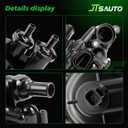 Upgrade Jounrey/Compass/Patriot Engine Coolant Thermostat Housing Assembly Kit Compatible with 2007-2017 Patriot/Compass | 2009-2020 Journey | 2007-2009 Caliber & More Replaces 902-319, 68003582AB